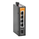Przełącznik sieciowy, Niezarządzalny, Fast Ethernet, 4x RJ45, 1x 100BaseSFP slot, -10 °C...60 °C, IP40, IE-SW-ELB-05-4TX-1FESFP