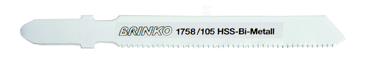 Brzeszczot do metalu do wyrzynarki HSS - 1758/55