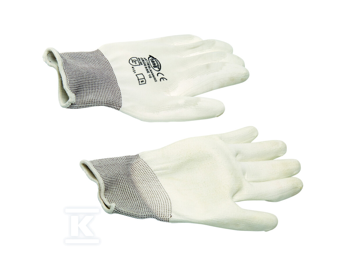 Rękawice robocze rozm. 10 powlekane PU - 3459/10