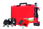 Zaciskarka ACO203 zestaw, 18 V akumulator 5,0 Ah, ładowarka, 3 PB2 typu V lub M 12 – 35 mm, w walizce