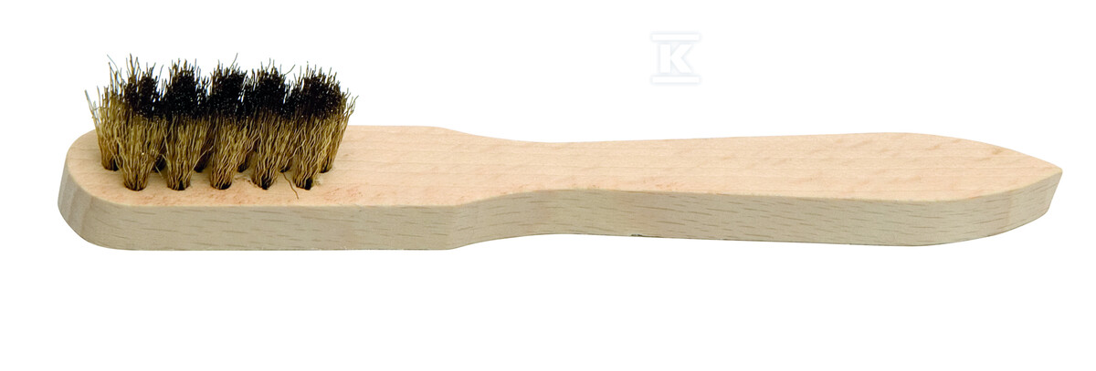 Szczotka druciana mosiężna 40x20x175 mm - 1709/40X20