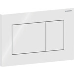 Pulsante di azionamento Geberit Sigma01, frontale, bianco-alpino, rettangolare