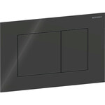Кнопка змиву Geberit Sigma40, передня, скло чорне, прямокутна