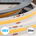 Taśma LED Nextec 48V COB 8W 480 LED IP20 4000K +/-250K 90lm/W RA 90 20m 8mm