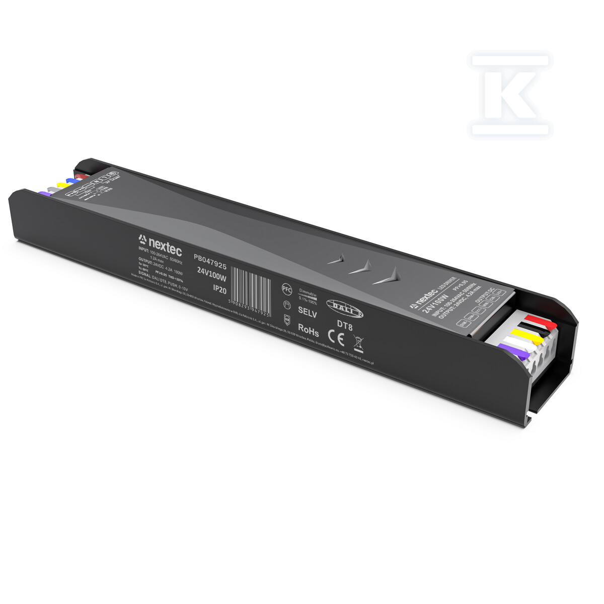 Zasilacz modułowy DALI-2 3in1 DT8 PUSH, - PB047925