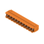 Złącze wtykowe do PCB (przyłącze płytki), 320 V, 18 A, Raster w mm: 5.00, Liczba biegunów: 11, Połączenie lutowane THR, skrzynia, SL 5.00/11/90B 3.2SN OR BX