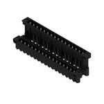 Złącze wtykowe do PCB (przyłącze płytki), 320 V, 15 A, Raster w mm: 5.08, Liczba biegunów: 32, Połączenie lutowane THT/THR, skrzynia, SLDV-THR 5.08/32/180F 3.2SN BK BX