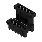 Złącze wtykowe do PCB (przyłącze płytki), 320 V, 15 A, Raster w mm: 5.08, Liczba biegunów: 8, Połączenie lutowane THT/THR, skrzynia, SLDV-THR 5.08/08/180FLF 1.5SN BK BX