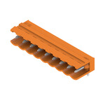 Złącze wtykowe do PCB (przyłącze płytki), 320 V, 18 A, Raster w mm: 5.00, Liczba biegunów: 9, Połączenie lutowane THR, skrzynia, SL 5.00/09/90 3.2SN OR BX