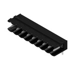 Złącze wtykowe do PCB (przyłącze płytki), 320 V, 18 A, Raster w mm: 5.00, Liczba biegunów: 9, Połączenie lutowane THR, skrzynia, SL 5.00/09/90 4.5SN BK BX