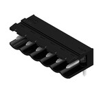 Złącze wtykowe do PCB (przyłącze płytki), 320 V, 18 A, Raster w mm: 5.00, Liczba biegunów: 6, Połączenie lutowane THR, skrzynia, SL 5.00/06/90 4.5SN BK BX