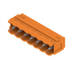 Złącze wtykowe do PCB (przyłącze płytki), 320 V, 18 A, Raster w mm: 5.00, Liczba biegunów: 7, Połączenie lutowane THR, skrzynia, SL 5.00/07/90B 3.2SN OR BX