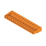 Złącze wtykowe do PCB (przyłącze płytki), 320 V, 23 A, Raster w mm: 5.08, Liczba biegunów: 15, Połączenie lutowane THR, skrzynia, BLL 5.08/15/90 3.2 SN OR BX