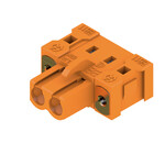 Złącze wtykowe do PCB (przyłącze płytki), 320 V, 23 A, Raster w mm: 5.08, Liczba biegunów: 2, Połączenie lutowane THR, skrzynia, BLL 5.08/02/90FI 3.2SN OR BX