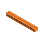 Złącze wtykowe do PCB (przyłącze płytki), 320 V, 18 A, Raster w mm: 5.00, Liczba biegunów: 18, Połączenie lutowane THR, skrzynia, SL 5.00/18/90B 3.2SN OR BX