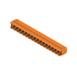 Złącze wtykowe do PCB (przyłącze płytki), 320 V, 18 A, Raster w mm: 5.00, Liczba biegunów: 17, Połączenie lutowane THR, skrzynia, SL 5.00/17/90B 3.2SN OR BX