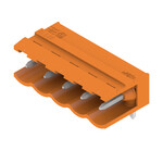 Złącze wtykowe do PCB (przyłącze płytki), 320 V, 18 A, Raster w mm: 5.00, Liczba biegunów: 5, Połączenie lutowane THR, skrzynia, SL 5.00/05/90 3.2SN OR BX