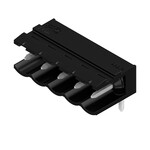 Złącze wtykowe do PCB (przyłącze płytki), 320 V, 18 A, Raster w mm: 5.00, Liczba biegunów: 5, Połączenie lutowane THR, skrzynia, SL 5.00/05/90 4.5SN BK BX