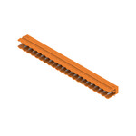 Złącze wtykowe do PCB (przyłącze płytki), 320 V, 18 A, Raster w mm: 5.00, Liczba biegunów: 22, Połączenie lutowane THR, skrzynia, SL 5.00/22/90 3.2SN OR BX