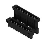 Złącze wtykowe do PCB (przyłącze płytki), 320 V, 15 A, Raster w mm: 5.00, Liczba biegunów: 16, Połączenie lutowane THT/THR, skrzynia, SLDV-THR 5.00/16/180F 3.2SN BK BX