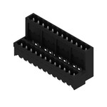 Złącze wtykowe do PCB (przyłącze płytki), 320 V, 15 A, Raster w mm: 5.00, Liczba biegunów: 24, Połączenie lutowane THT/THR, skrzynia, SLDV-THR 5.00/24/180GLF 3.2SN BK BX