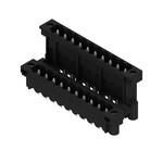 Złącze wtykowe do PCB (przyłącze płytki), 320 V, 15 A, Raster w mm: 5.00, Liczba biegunów: 20, Połączenie lutowane THT/THR, skrzynia, SLDV-THR 5.00/20/180F 3.2SN BK BX