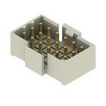 Złącze wtykowe do PCB (przyłącze płytki), 320 V, 14 A, Raster w mm: 5.00, Liczba biegunów: 18, Połączenie lutowane THR, skrzynia, RSV1,6 LS18 GR 3,2 AU