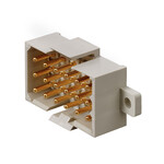 Złącze wtykowe do PCB (przyłącze płytki), 320 V, 14 A, Raster w mm: 5.00, Liczba biegunów: 18, Połączenie lutowane THR, skrzynia, RSV1,6 LSF18 GR 3,2 AU