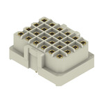 Złącze wtykowe do PCB (przyłącze płytki), 320 V, 14 A, Raster w mm: 5.00, Liczba biegunów: 24, Połączenie lutowane THR, skrzynia, RSV1,6 LB24 GR 3,2 AU