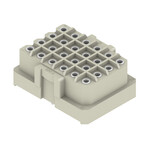 Złącze wtykowe do PCB (przyłącze płytki), 320 V, 14 A, Raster w mm: 5.00, Liczba biegunów: 24, Połączenie lutowane THR, skrzynia, RSV1,6 LB24 GR 3,2 SN