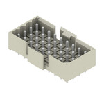 Złącze wtykowe do PCB (przyłącze płytki), 320 V, 14 A, Raster w mm: 5.00, Liczba biegunów: 36, Połączenie lutowane THR, skrzynia, RSV1,6 LS36 GR 4,5 SN
