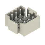 Złącze wtykowe do PCB (przyłącze płytki), 320 V, 14 A, Raster w mm: 5.00, Liczba biegunów: 12, Połączenie lutowane THR, skrzynia, RSV1,6 LS12 GR 3,2 SN