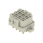 Złącze wtykowe do PCB (przyłącze płytki), 320 V, 14 A, Raster w mm: 5.00, Liczba biegunów: 12, Połączenie lutowane THR, skrzynia, RSV1,6 LBF12 GR 4,5 AU