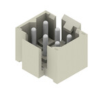 Złącze wtykowe do PCB (przyłącze płytki), 320 V, 14 A, Raster w mm: 5.00, Liczba biegunów: 6, Połączenie lutowane THR, skrzynia, RSV1,6 LS6 GR 3,2 SN