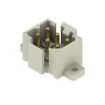 Złącze wtykowe do PCB (przyłącze płytki), 320 V, 14 A, Raster w mm: 5.00, Liczba biegunów: 6, Połączenie lutowane THR, skrzynia, RSV1,6 LSF6 GR 3,2 AU