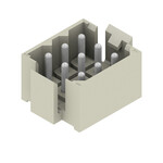 Złącze wtykowe do PCB (przyłącze płytki), 320 V, 14 A, Raster w mm: 5.00, Liczba biegunów: 9, Połączenie lutowane THR, skrzynia, RSV1,6 LS9 GR 3,2 SN