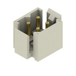 Złącze wtykowe do PCB (przyłącze płytki), 320 V, 14 A, Raster w mm: 5.00, Liczba biegunów: 4, Połączenie lutowane THR, skrzynia, RSV1,6 LS4 GR 3,2 AU