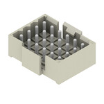 Złącze wtykowe do PCB (przyłącze płytki), 320 V, 14 A, Raster w mm: 5.00, Liczba biegunów: 24, Połączenie lutowane THR, skrzynia, RSV1,6 LS24 GR 3,2 SN