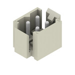 Złącze wtykowe do PCB (przyłącze płytki), 320 V, 14 A, Raster w mm: 5.00, Liczba biegunów: 4, Połączenie lutowane THR, skrzynia, RSV1,6 LS4 GR 3,2 SN