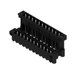 Złącze wtykowe do PCB (przyłącze płytki), 320 V, 15 A, Raster w mm: 5.08, Liczba biegunów: 22, Połączenie lutowane THT/THR, skrzynia, SLDV-THR 5.08/22/180F 1.5SN BK BX