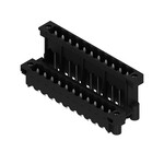 Złącze wtykowe do PCB (przyłącze płytki), 320 V, 15 A, Raster w mm: 5.08, Liczba biegunów: 22, Połączenie lutowane THT/THR, skrzynia, SLDV-THR 5.08/22/180F 3.2SN BK BX