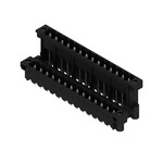 Złącze wtykowe do PCB (przyłącze płytki), 320 V, 15 A, Raster w mm: 5.08, Liczba biegunów: 28, Połączenie lutowane THT/THR, skrzynia, SLDV-THR 5.08/28/180FLF 3.2SN BK BX