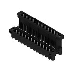 Złącze wtykowe do PCB (przyłącze płytki), 320 V, 15 A, Raster w mm: 5.08, Liczba biegunów: 24, Połączenie lutowane THT/THR, skrzynia, SLDV-THR 5.08/24/180FLF 1.5SN BK BX