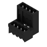 Złącze wtykowe do PCB (przyłącze płytki), 320 V, 15 A, Raster w mm: 5.00, Liczba biegunów: 8, Połączenie lutowane THT/THR, skrzynia, SLDV-THR 5.00/08/180G 3.2SN BK BX