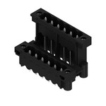 Złącze wtykowe do PCB (przyłącze płytki), 320 V, 15 A, Raster w mm: 5.08, Liczba biegunów: 12, Połączenie lutowane THT/THR, skrzynia, SLDV-THR 5.08/12/180F 3.2SN BK BX