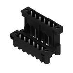 Złącze wtykowe do PCB (przyłącze płytki), 320 V, 15 A, Raster w mm: 5.08, Liczba biegunów: 12, Połączenie lutowane THT/THR, skrzynia, SLDV-THR 5.08/12/180F 1.5SN BK BX