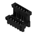 Złącze wtykowe do PCB (przyłącze płytki), 320 V, 15 A, Raster w mm: 5.08, Liczba biegunów: 10, Połączenie lutowane THT/THR, skrzynia, SLDV-THR 5.08/10/180F 3.2SN BK BX