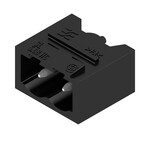 Złącze wtykowe do PCB (przyłącze płytki), 320 V, 24 A, Raster w mm: 5.08, Liczba biegunów: 2, Połączenie lutowane THR, skrzynia, SL 5.08HC/02/90G 3.2SN BK BX