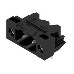 Złącze wtykowe do PCB (przyłącze płytki), 320 V, 24 A, Raster w mm: 5.08, Liczba biegunów: 2, Połączenie lutowane THR, skrzynia, SL 5.08HC/02/90LF 3.2SN BK BX