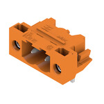 Złącze wtykowe do PCB (przyłącze płytki), 320 V, 24 A, Raster w mm: 5.08, Liczba biegunów: 2, Połączenie lutowane THR, skrzynia, SL 5.08HC/02/90LF 3.2SN OR BX